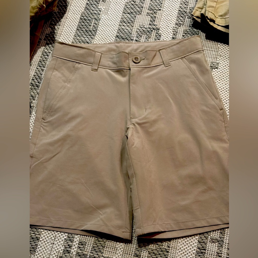 Boys Khaki Uniform Shorts - Sz: 8